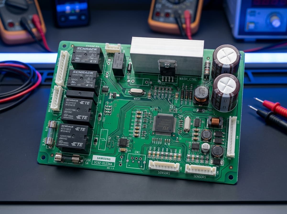 Placas de Lavarropas Automáticos - Control de ciclo, potencia y periféricos